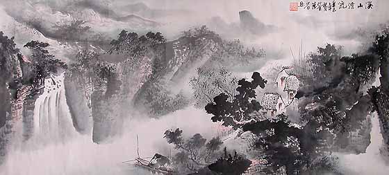 китайская живопись гохуа